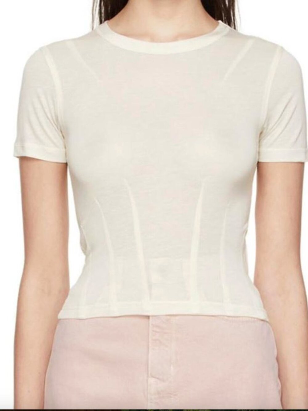 Ksubi Off-White Lyocell T-Shirt